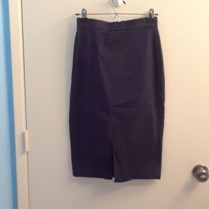 Banana republic dark blue stretchy skirt 0
